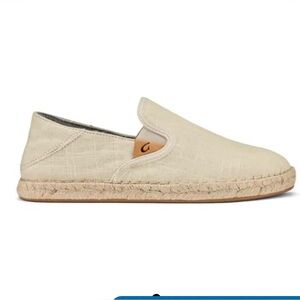 Olu’kai women’s Kaula Pa’a kapa espadrille style shoes. Size 9.5